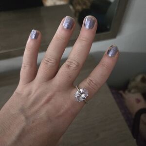 Rhinestone Ring Size 8/9